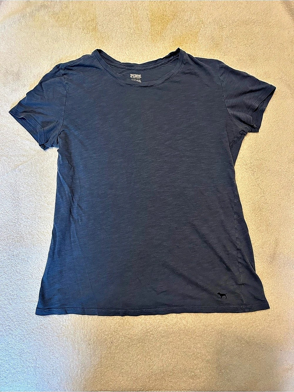 Victoria'Small Secret PINK Short Sleeve Tee in Blue Size Small